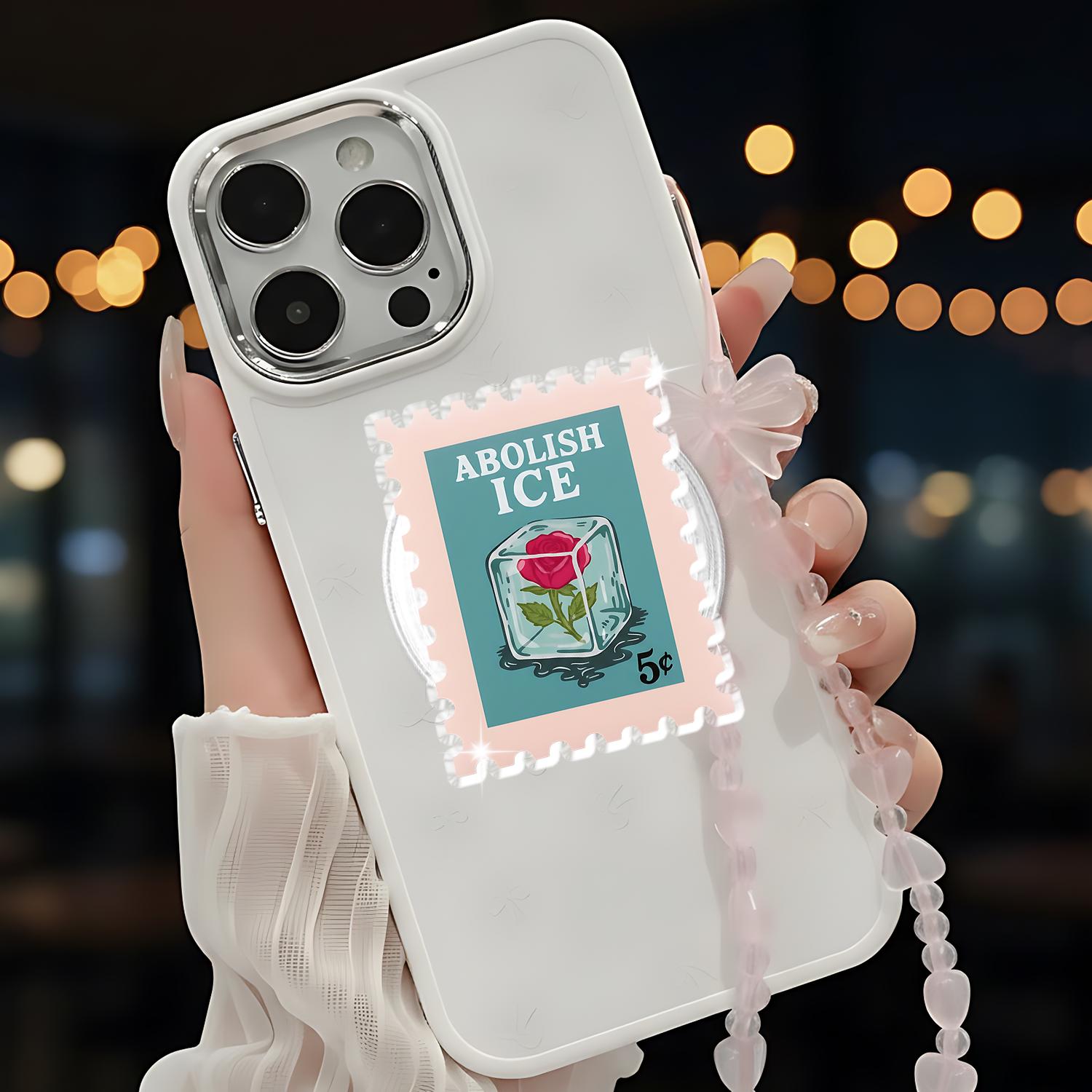 Abolish ICE Magnetic Phone Grip, Stamps of Dissent Phone Holder, Eat the Rich, Fuck the Police, Fuck Fascism Phone Accessories, Cute Gift