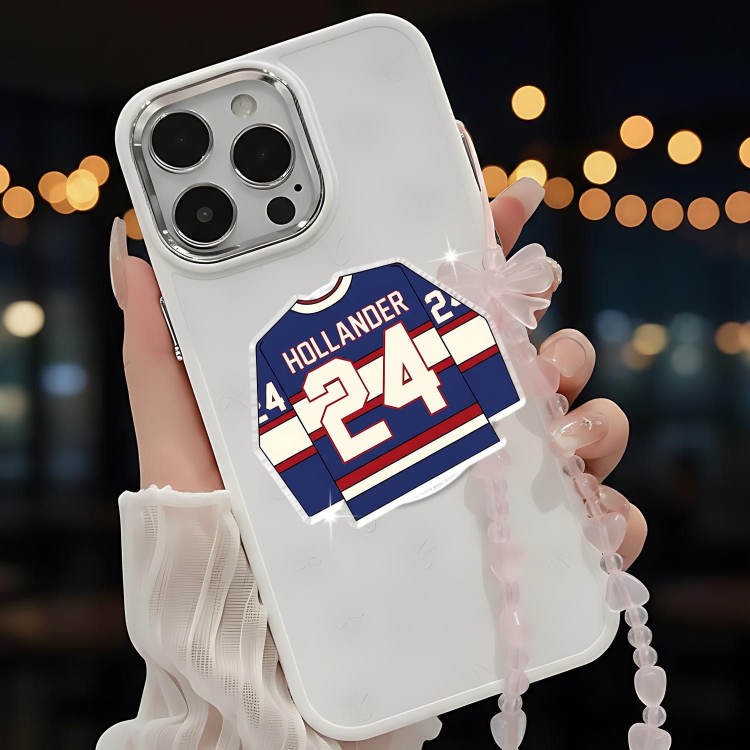 Heated Rivalry Inspired Hockey Magnetic Phone Grip, Hollander 24 81 Jersey Pop Grip, Hollanov LGBT Hockey Couple Gift, Gift For Cute Fandom