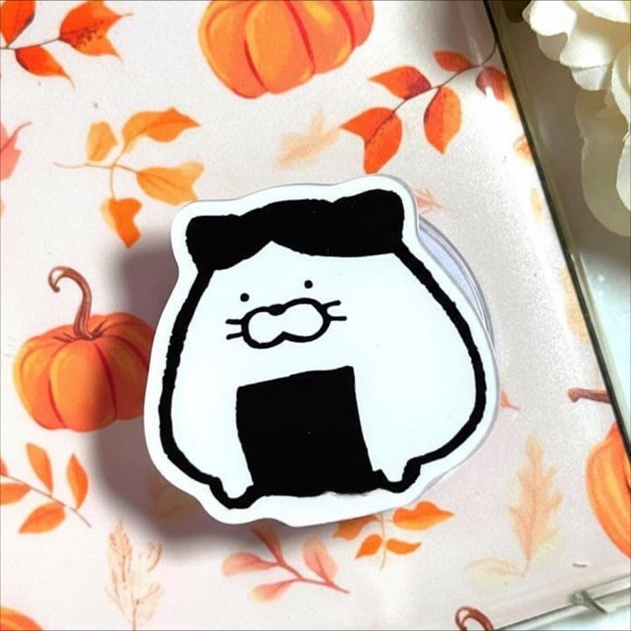 Kawaii Japanese Cat MagSafe Phone Grip, Cute Kitten magnetic Popgrip, Funny Animal Phone Stand