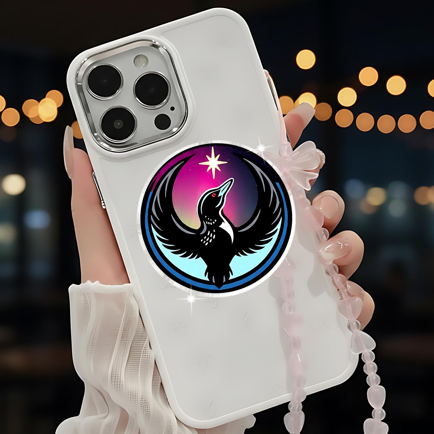 Minnesota Loon Anti ICE Magnetic Phone Grip - I Stand With the Resistance, Rebel Birds Magsafe Phone Holder, Phone Accessories For Friends