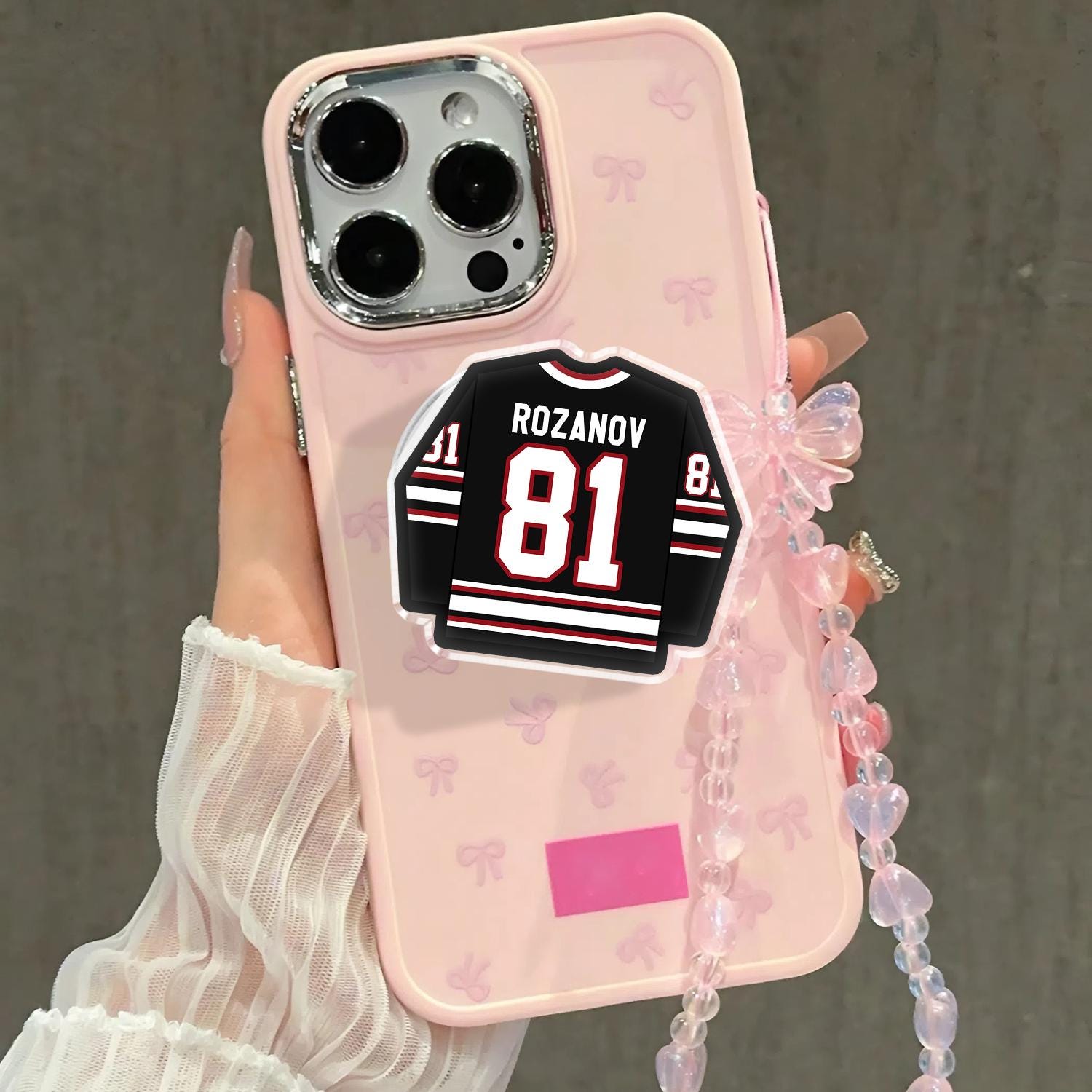Rozanov 81-Boston Raiders Phone Grip, Phone Accessories, Hudson Williams Connor Storrie Phone Grip, Magnetic Phone Stand, Phone Grip Holder